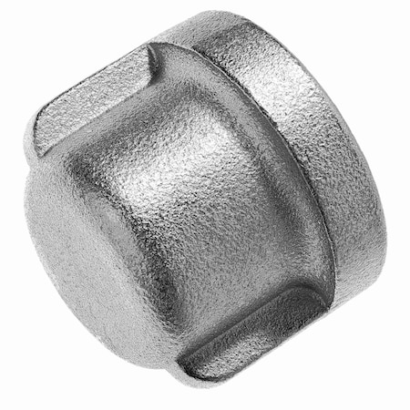 Usa Industrials Pipe Fitting - 304 Stainless Steel - Class 150 - Cap - 2-1/2 NPT Female ZUSA-PF-19265